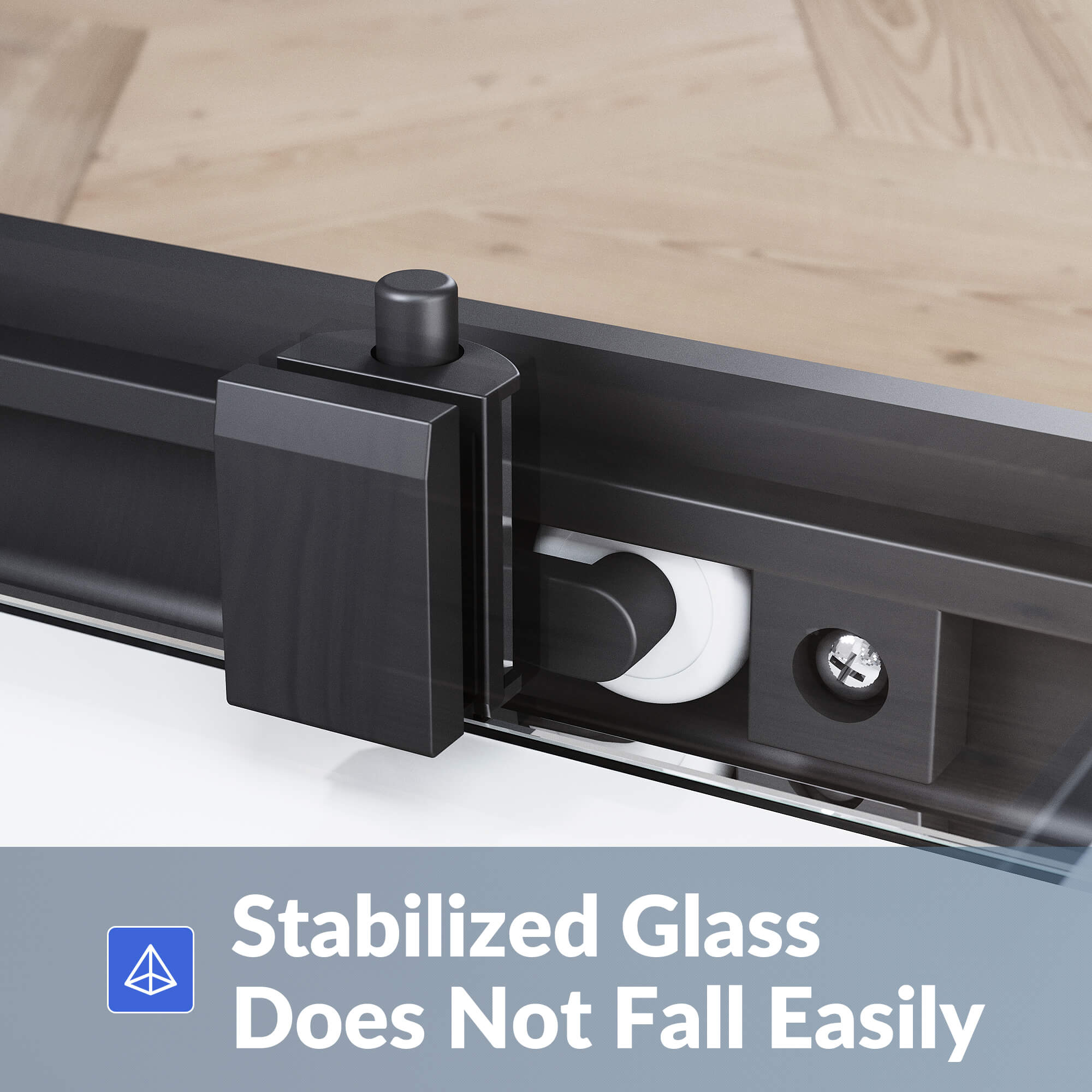 Stabilized Glass Does Not Fall Easily