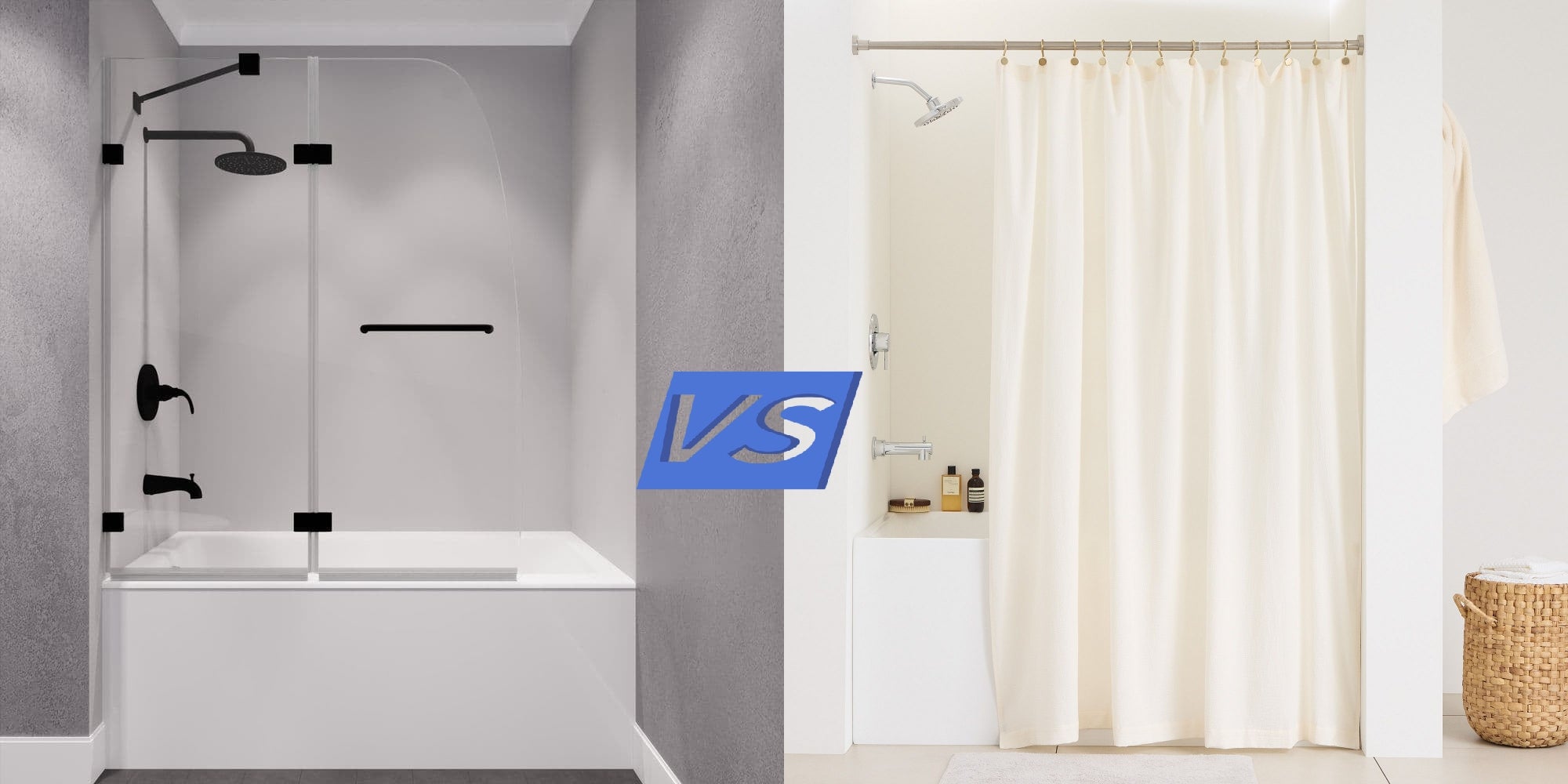 Why choose shower glass doors instead of bathroom curtains?