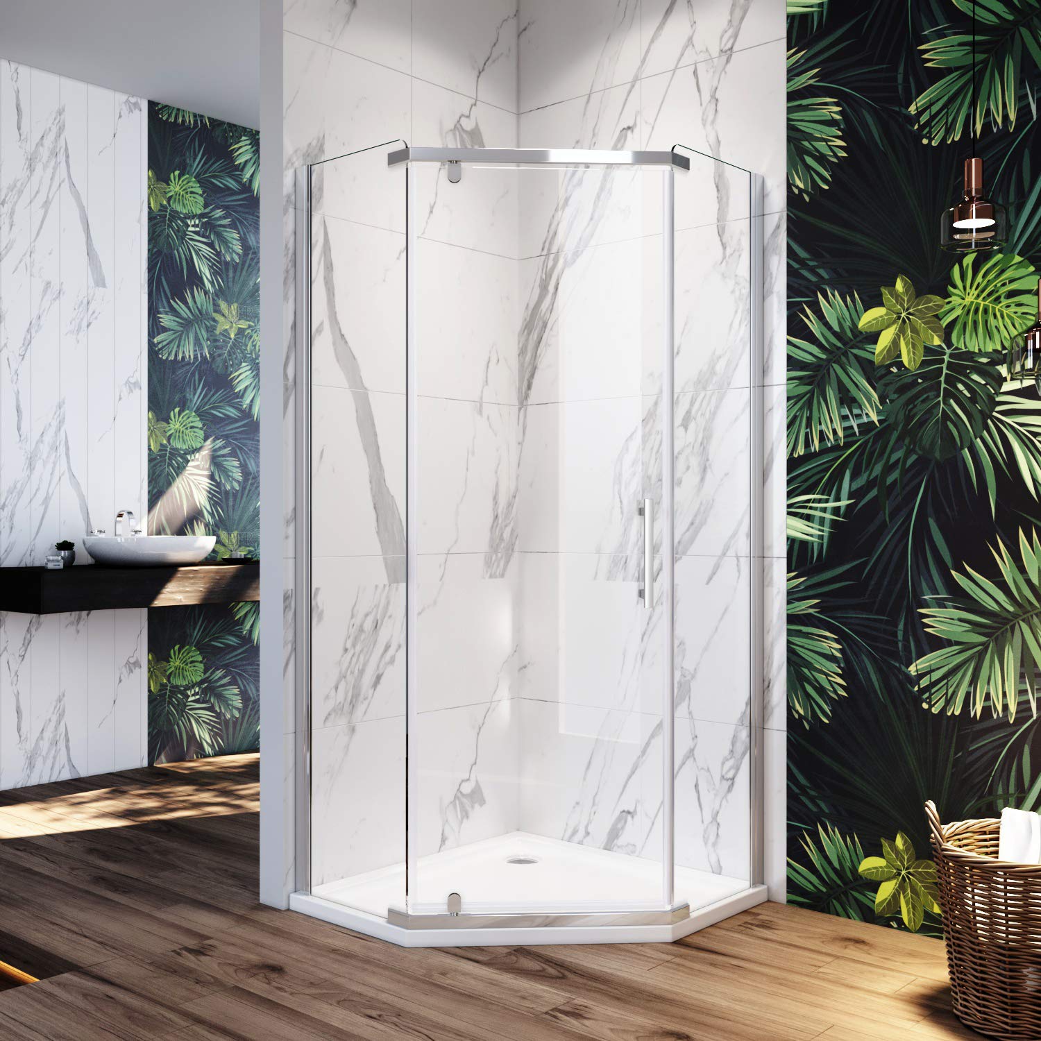 Swinging (Pivot) Shower Doors: Enhancing Functionality and Style in Your Bathroom