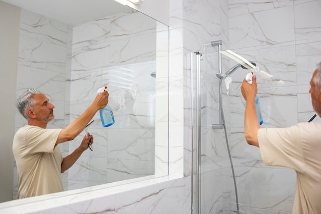 how to clean shower tile