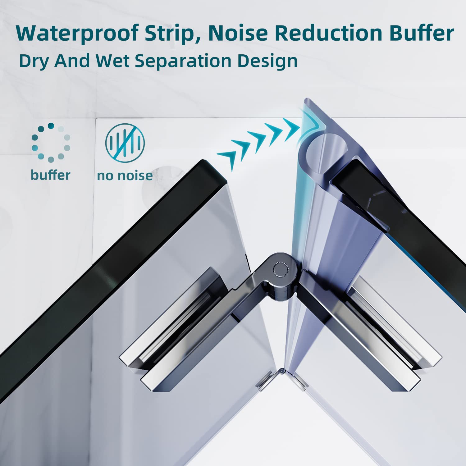 waterproof strip, noise reduction buffer