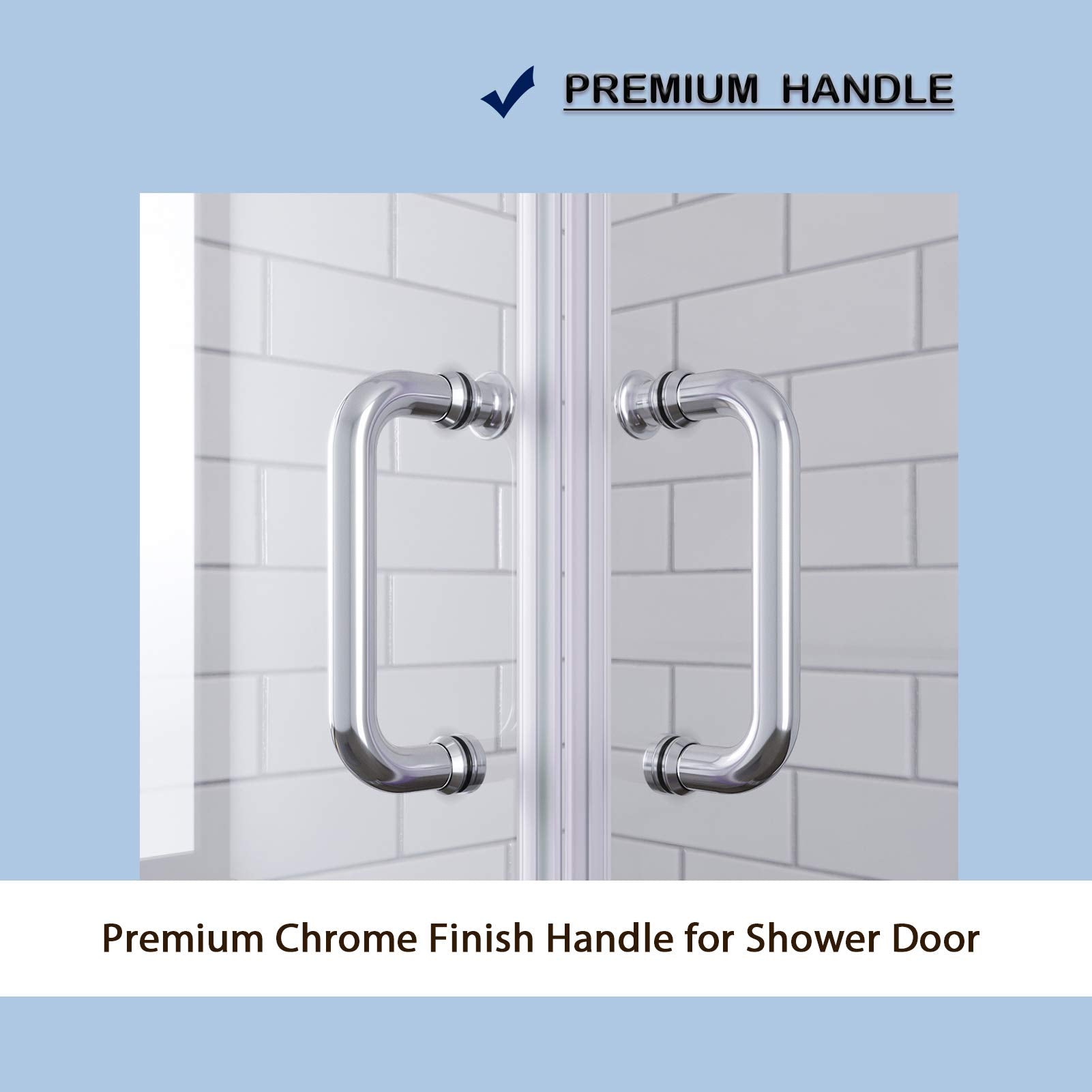  The double sliding door design that can be installed left and right not only expands the space of the shower room, but also makes the walk-in space larger and more convenient.