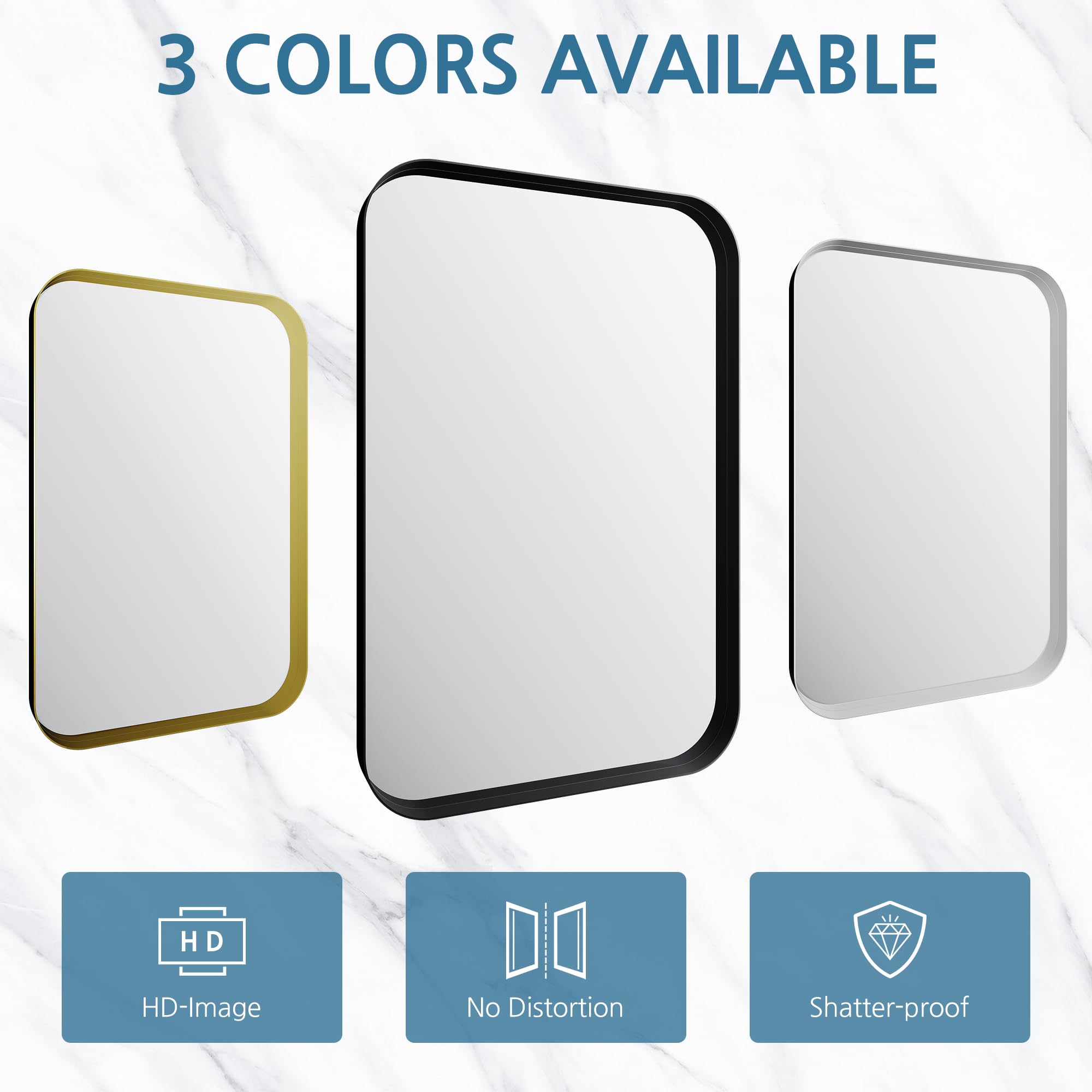 3 colors are available: balck, gold, silver