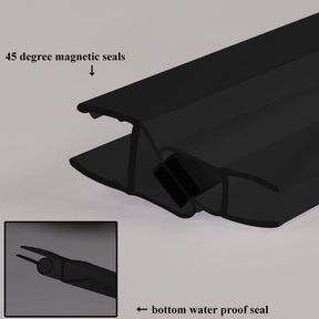 45 degree magnetic seals, bottom water proof seal