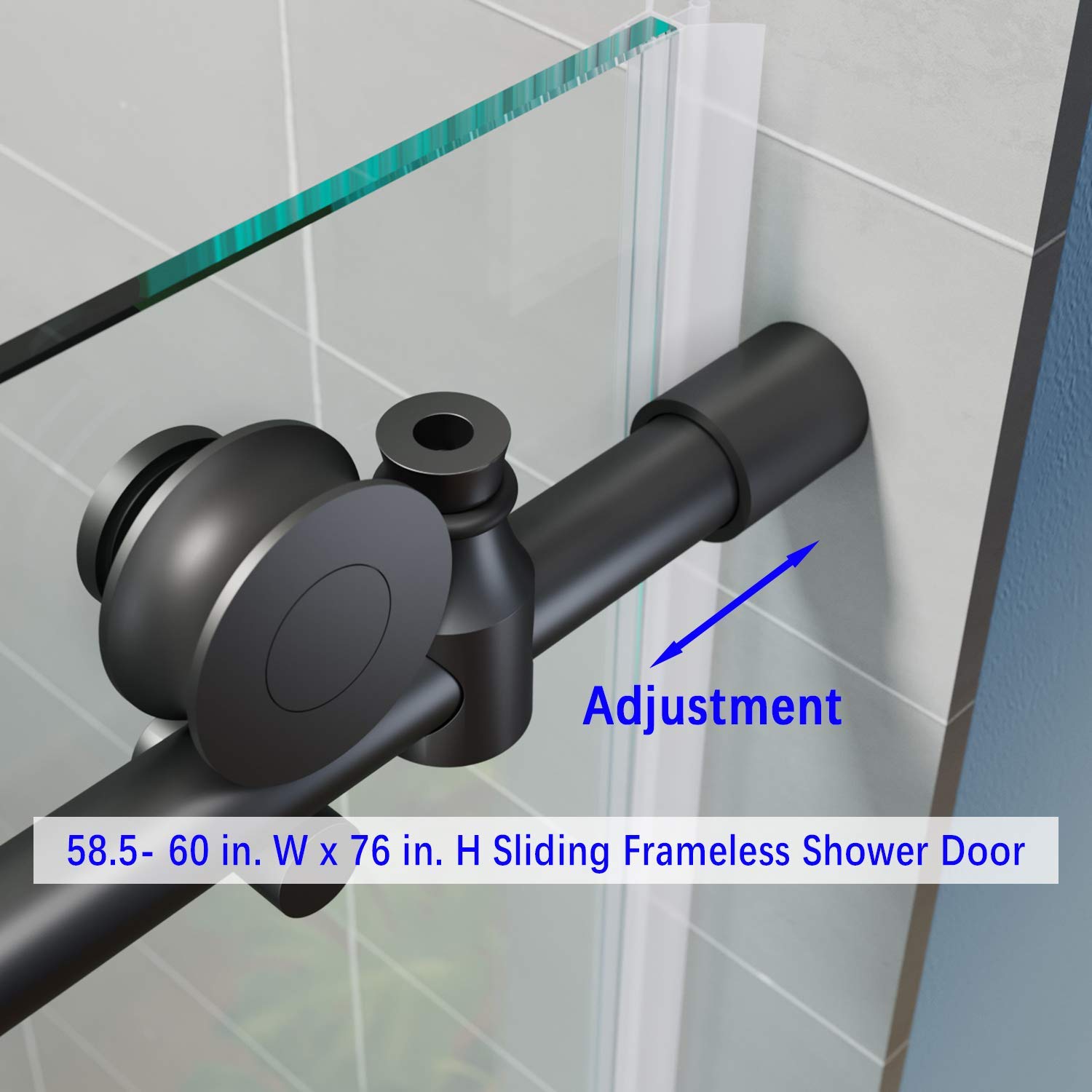 Width Adjustment Range: 58.5 in. to 60 in.