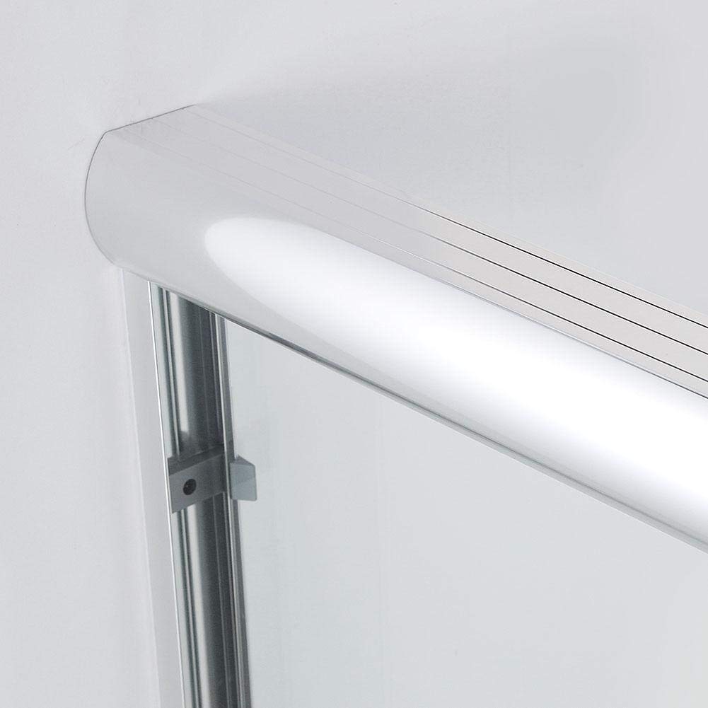 Thickened wall aluminum design, adjustable width mode, better fit for your shower doors. Anti-corrosion &amp; Non-defrmation.