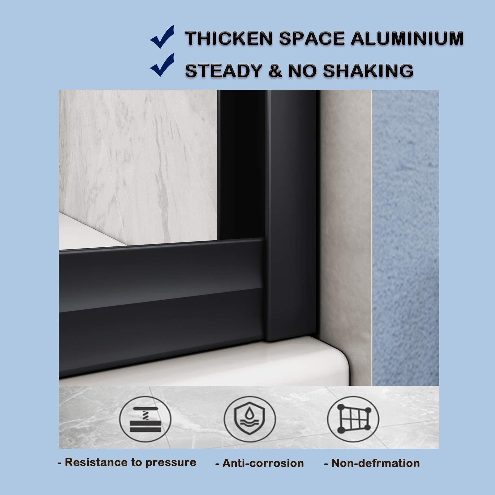 thicken space aluminium, steady & no shaking