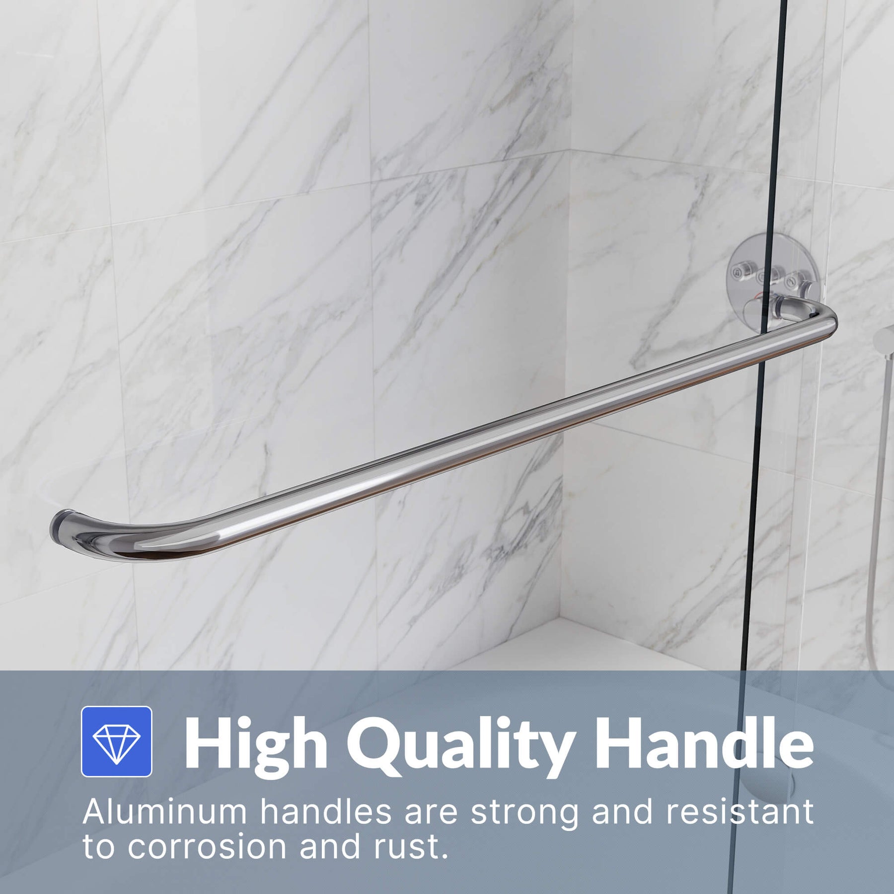 High Quality Handle: Aluminum handles are strong and resistant to corrosion and rust