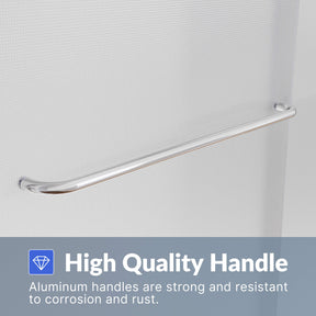 High Quality Handle: Aluminum handles are strong and resistant to corrosion and rust