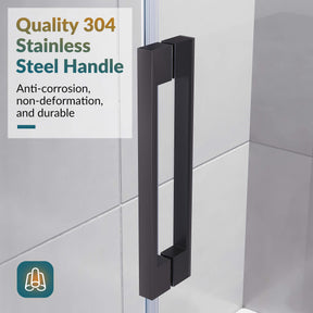 Quality 304 Stainless Steel Handle: Anti- corrosion non- deformation, and durable