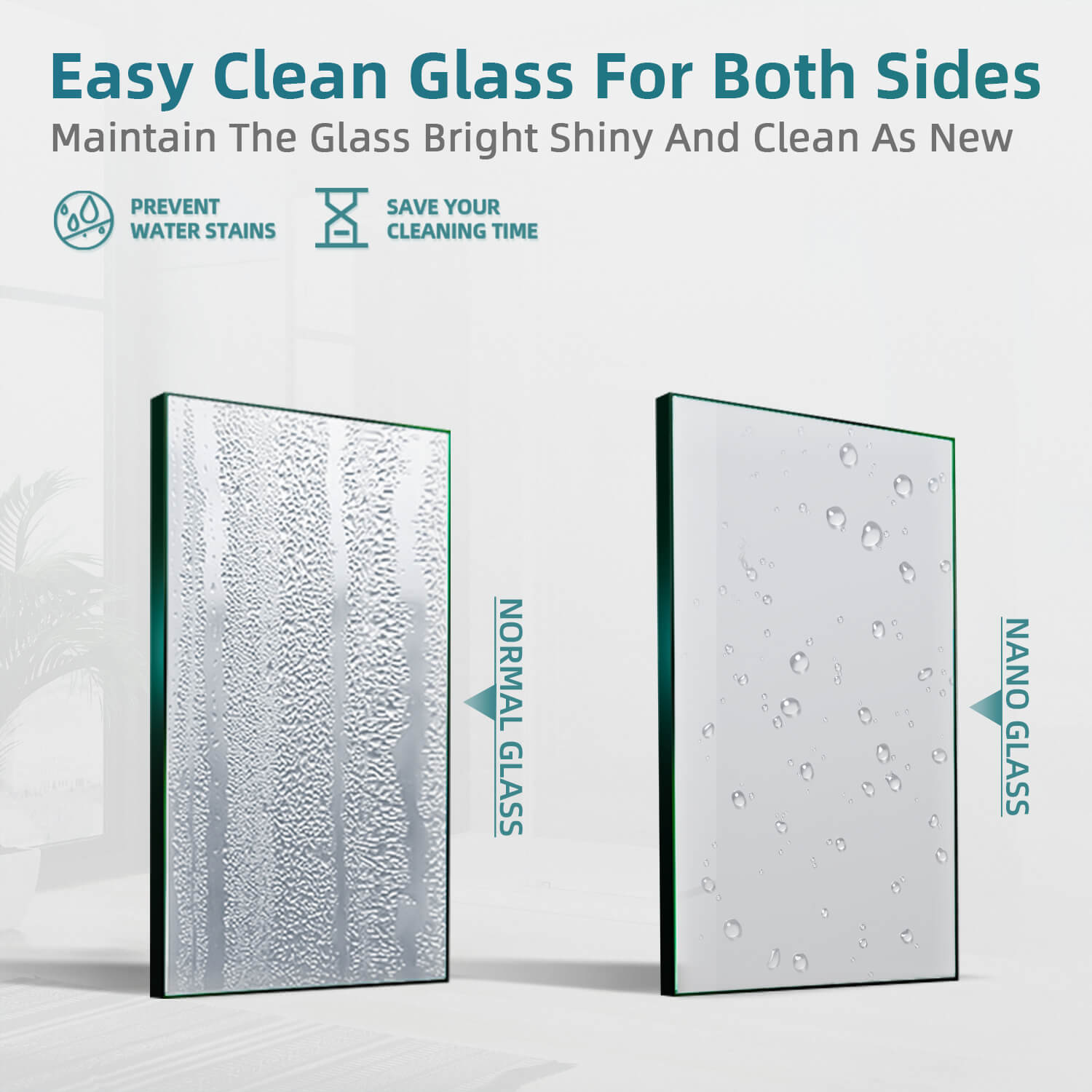 Easy Clean Glass For Bath Sides