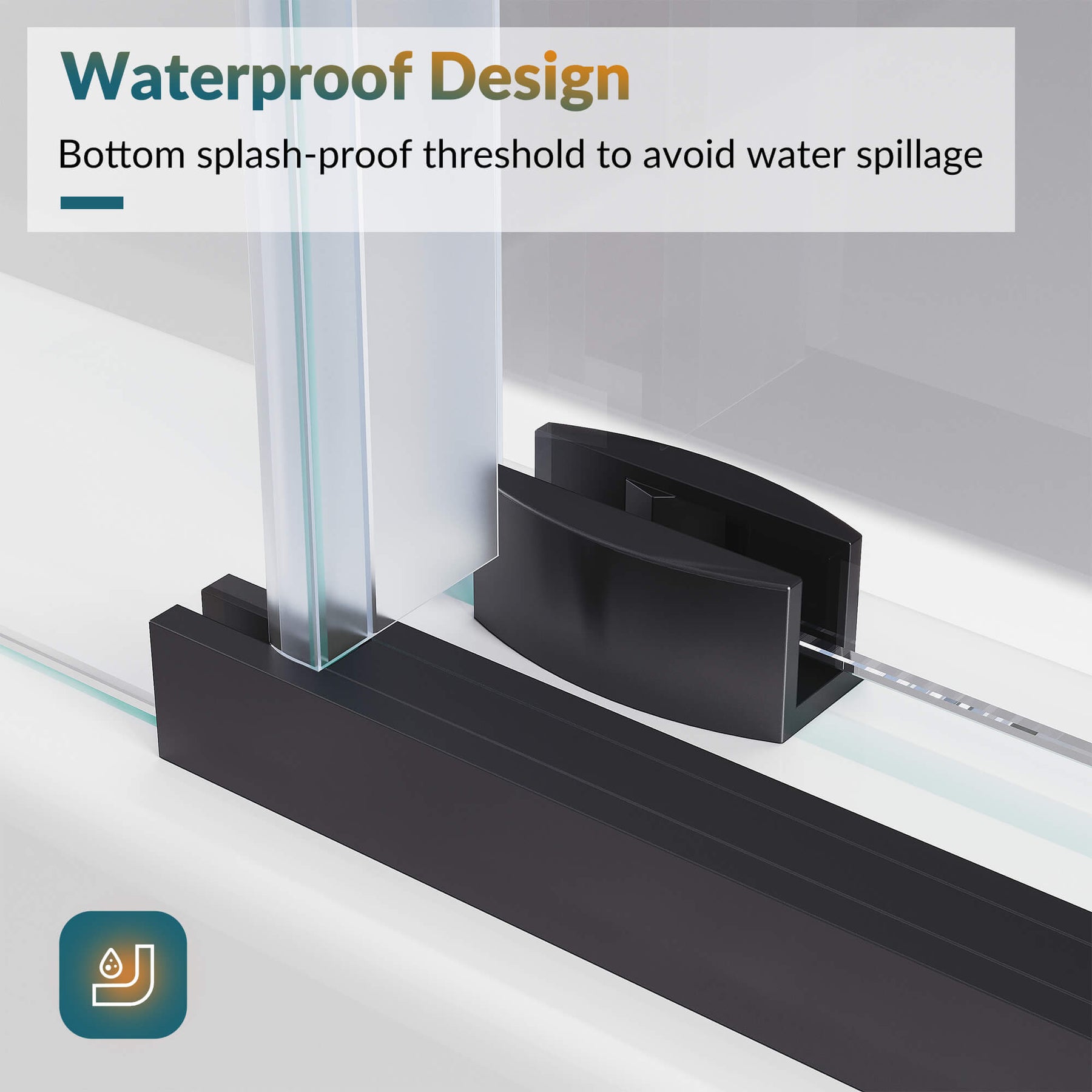 Waterproof Design: Bottom splash- proof threshold to avoid water spillage