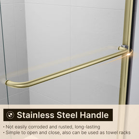 Stainless Steel Handle: Not easily corroded and rusted, long- lasting. Simple to open and close, also can be used as towel racks