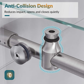 Anti-Collision Design: Reduces impact, opens and closes quietly