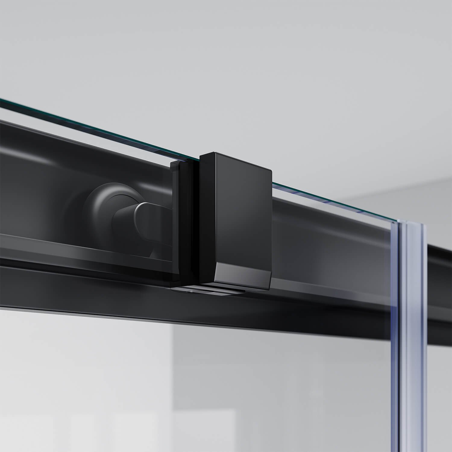 Smooth and Quiet Gliding: Bottom guides hold the frame panels in place as they slide from one side to the other