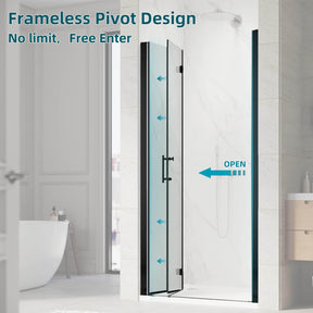 Frameless Pivot Design. No limit, Free Enter.