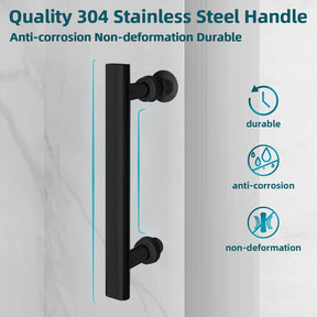 Quality 304 stainless steel handle, anti-corrosion non-deformation durable