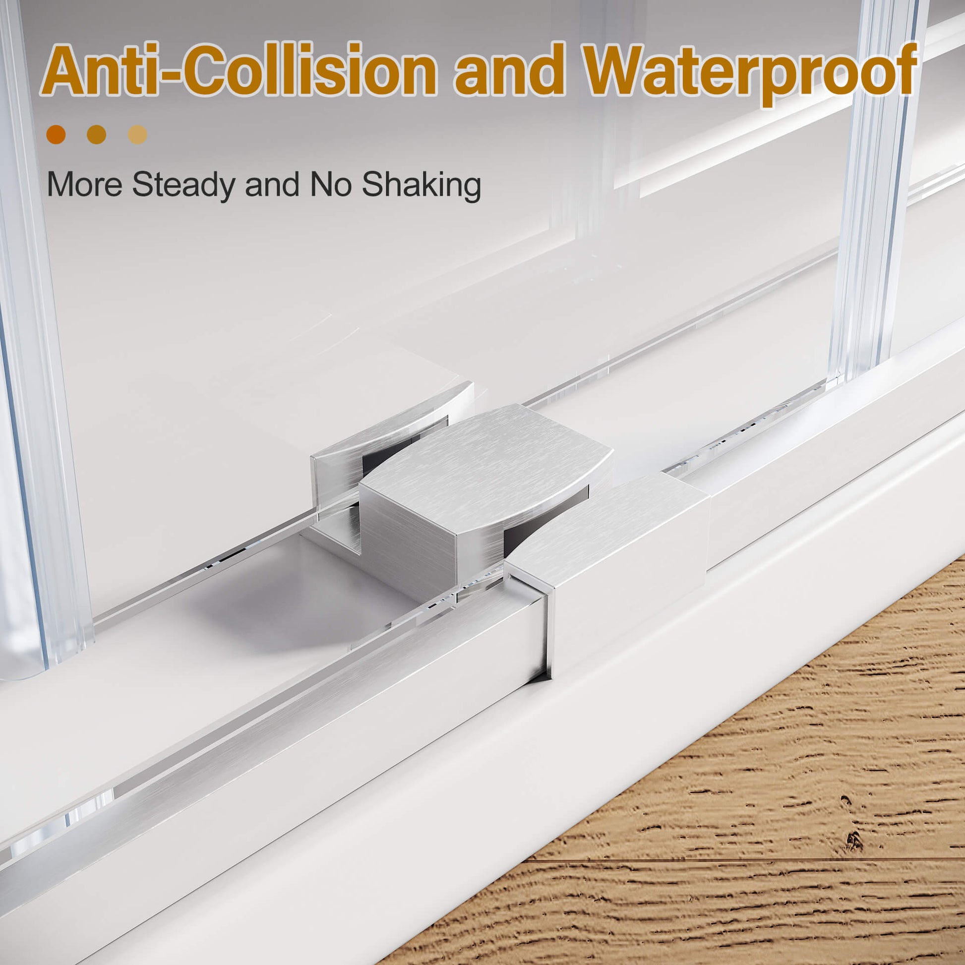 Anti-Collision and Waterproof: More Steady and No Shaking