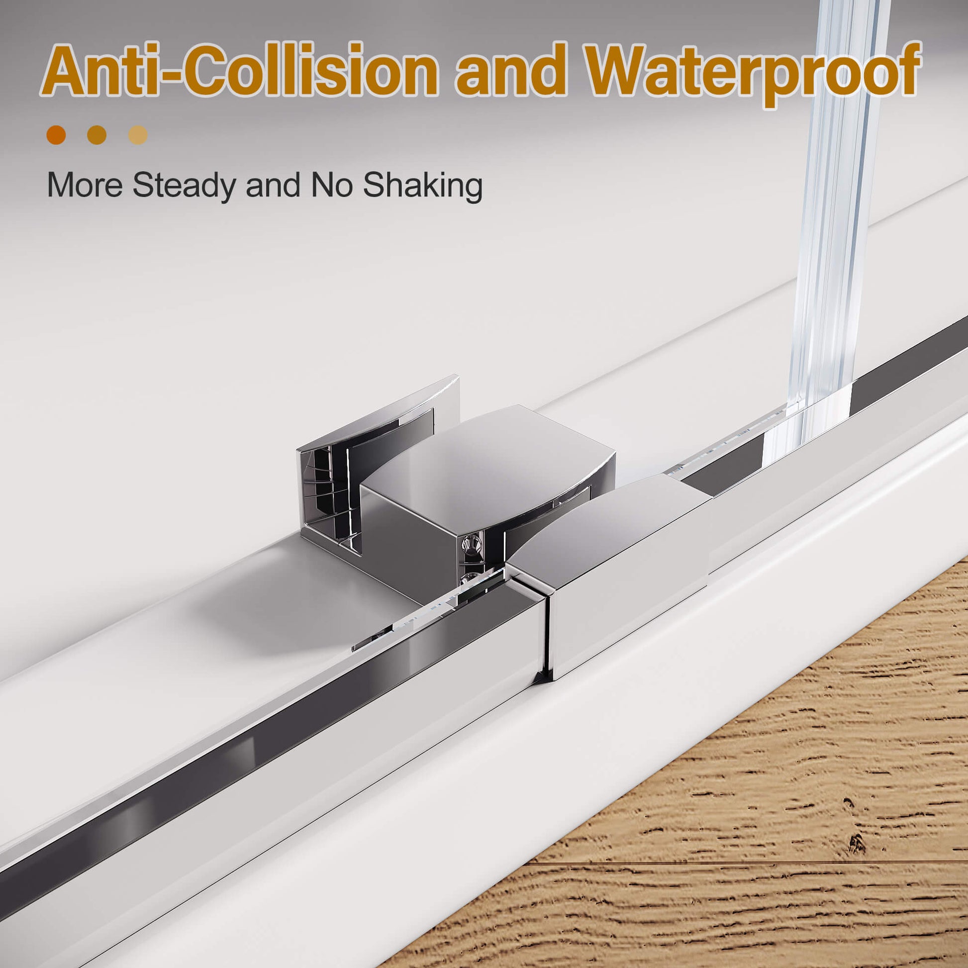 Anti-Collision and Waterproof: More Steady and No Shaking