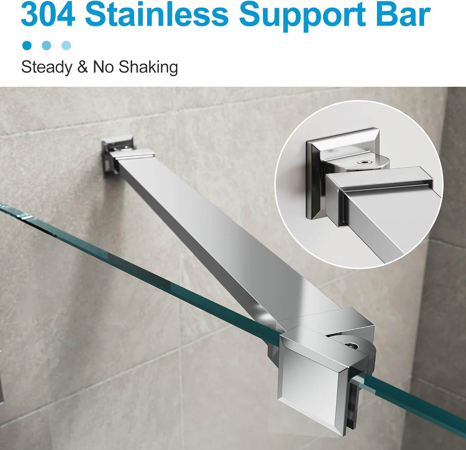 304 Stainless Support Bar