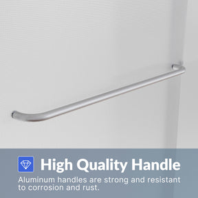 High Quality Handle: Aluminum handles are strong and resistant to corrosion and rust