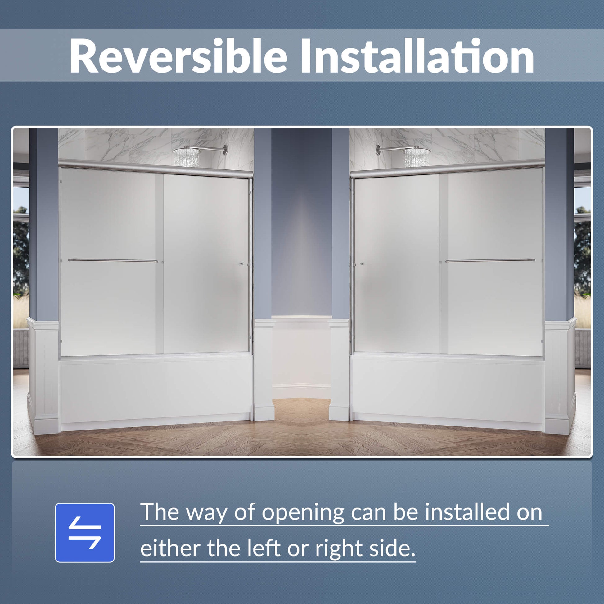 Reversible for Left or Right Installation