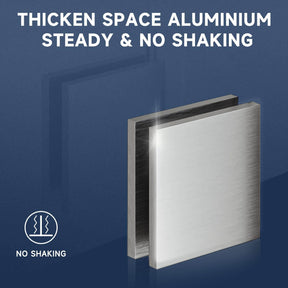 Thickened wall aluminum design, adjustable width mode, better fit for your shower doors. Anti-corrosion &amp; Non-defrmation.