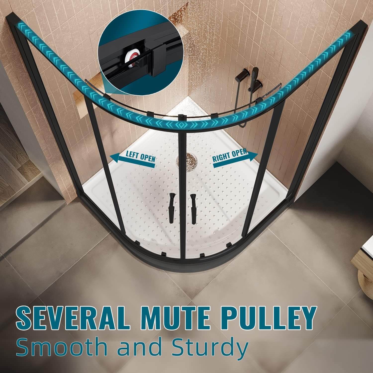 SEVERAL MUTE PULLEY: Smooth and Sturdy