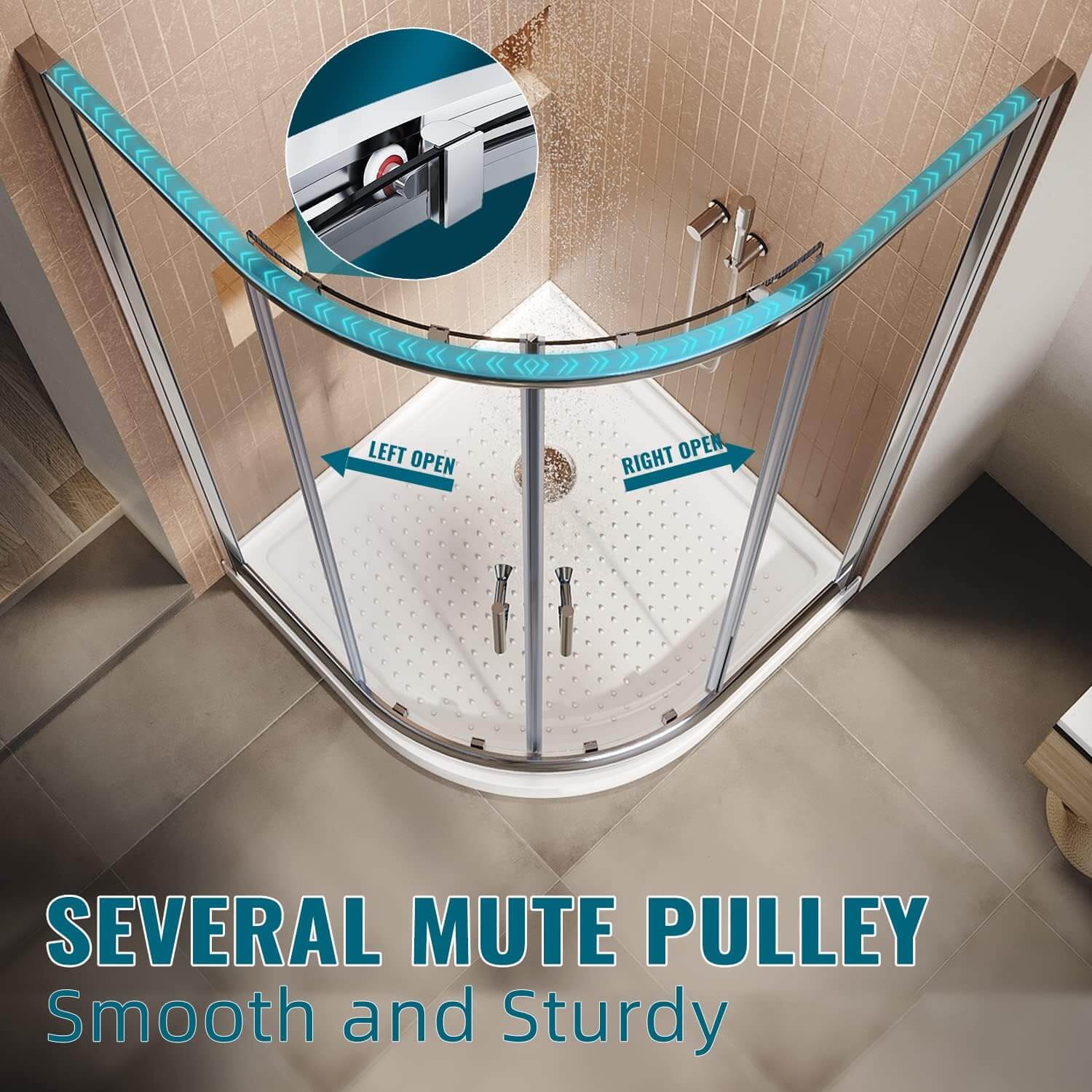 SEVERAL MUTE PULLEY: Smooth and Sturdy
