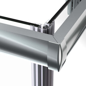 Thickened wall aluminum design, adjustable width mode, better fit for your shower doors. Anti-corrosion &amp; Non-defrmation.