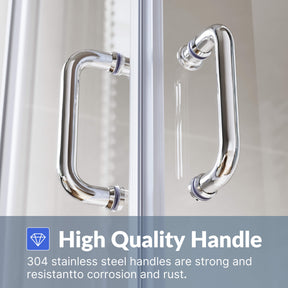 High Quality Handle: 304 stainless steel handles are strong and resistant to corrosion and rust