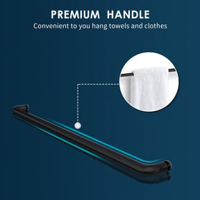 premium handle（convenient to you hang towels and clothes）