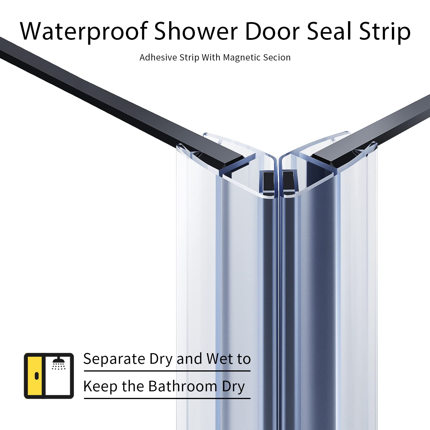 waterproof shower door seal strip