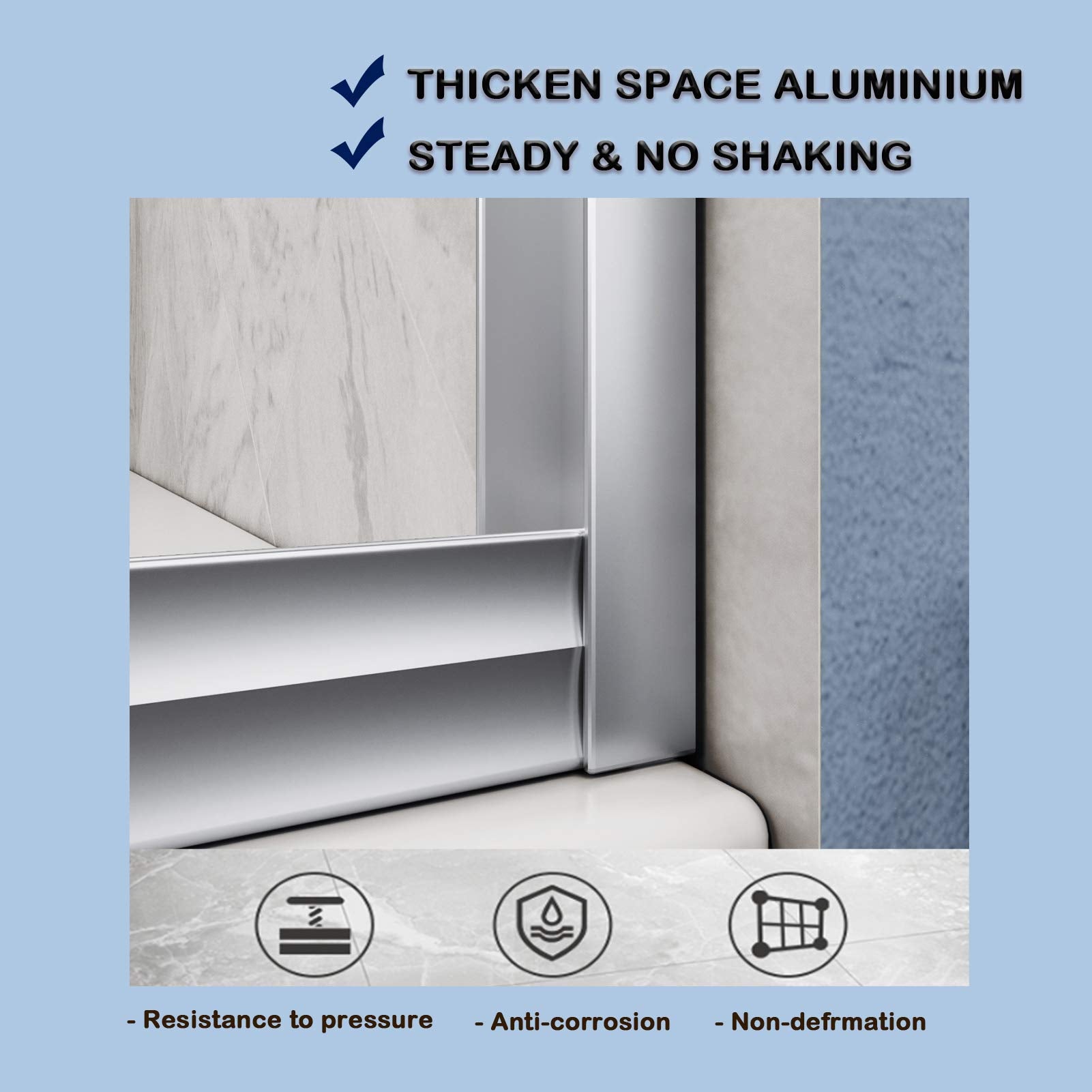 thicken space aluminium, steady no shaking