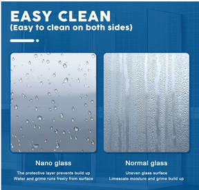 the glass easy clean（easy to clean on both sides）