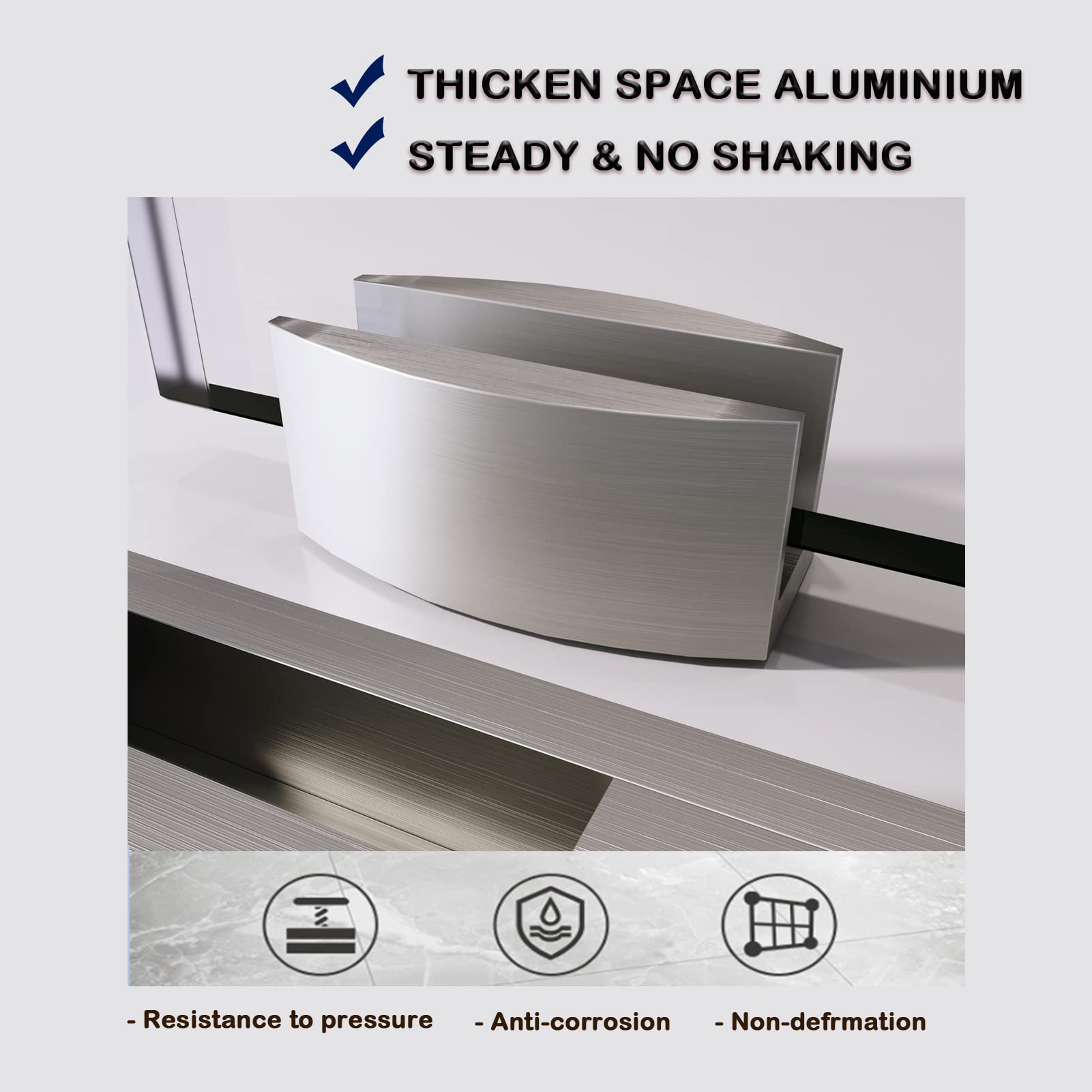 Thicken Space Aluminum. Steady & No Shaking