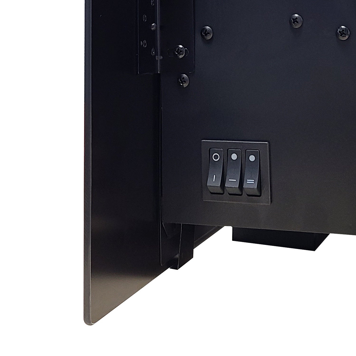 Sunny Shower Electric Fireplace Home Heater Off/On button