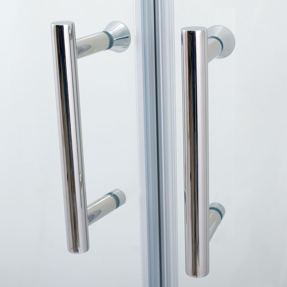 2 stainless steel vertical handle provided, prevent to rust.